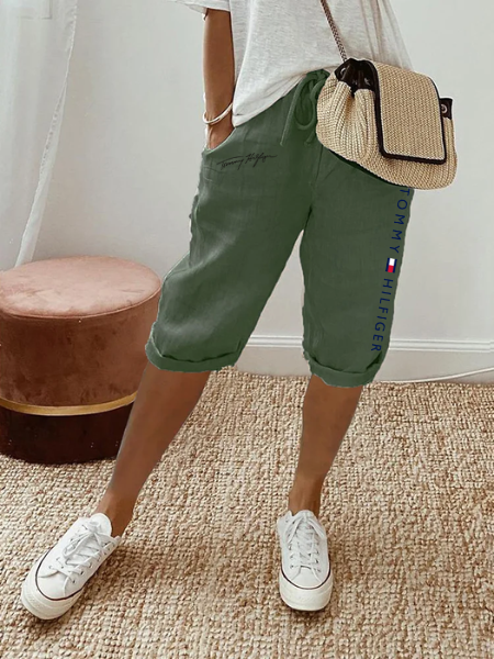 Pantalones cortos de algodón para mujer
