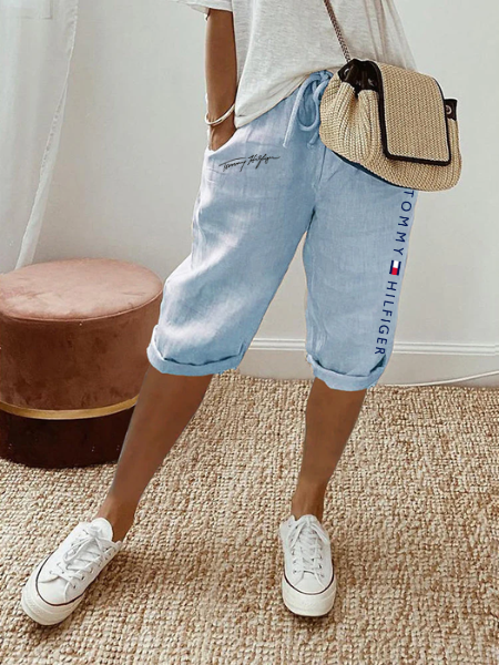 Pantalones cortos de algodón para mujer