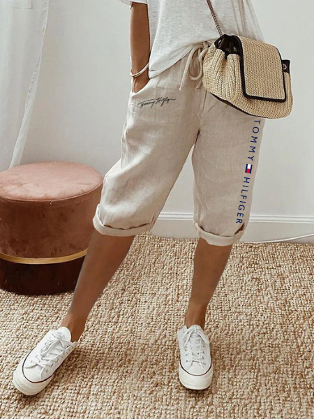 Pantalones cortos de algodón para mujer