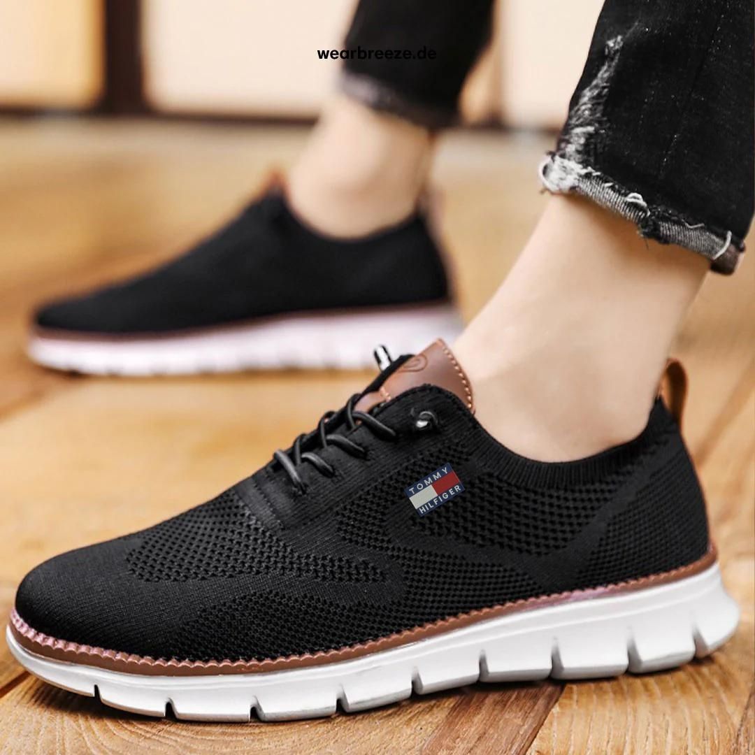 Zapatos ortopédicos modernos con malla
