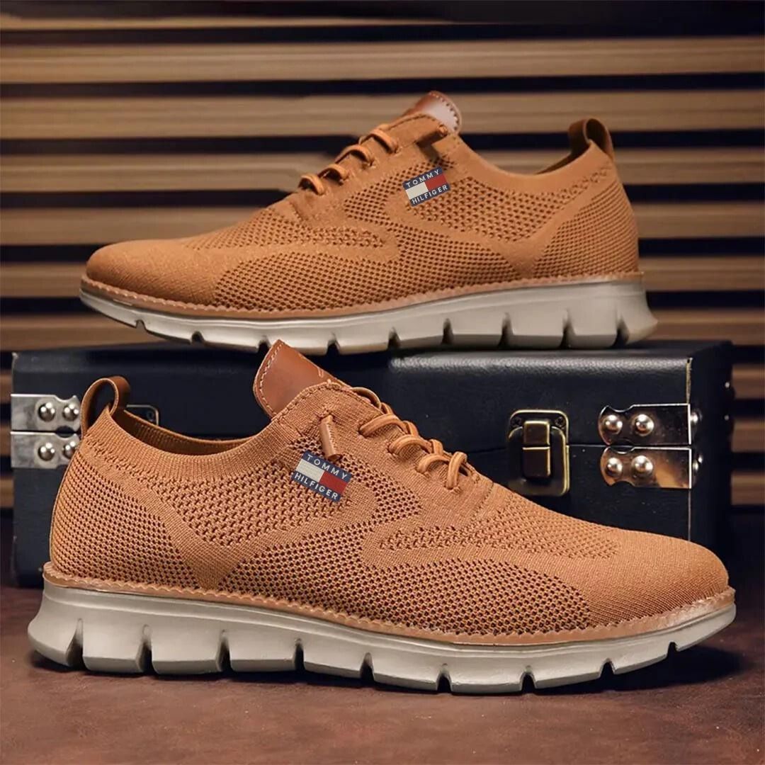 Zapatos ortopédicos modernos con malla